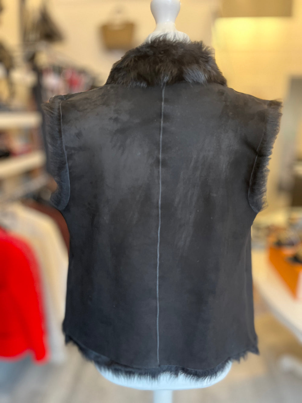 Pre Loved Joseph Toscana Shearling Gilet UK 8-10 (excellent)