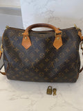 Pre Loved Louis Vuitton Monogram Speedy Bandoulier 30