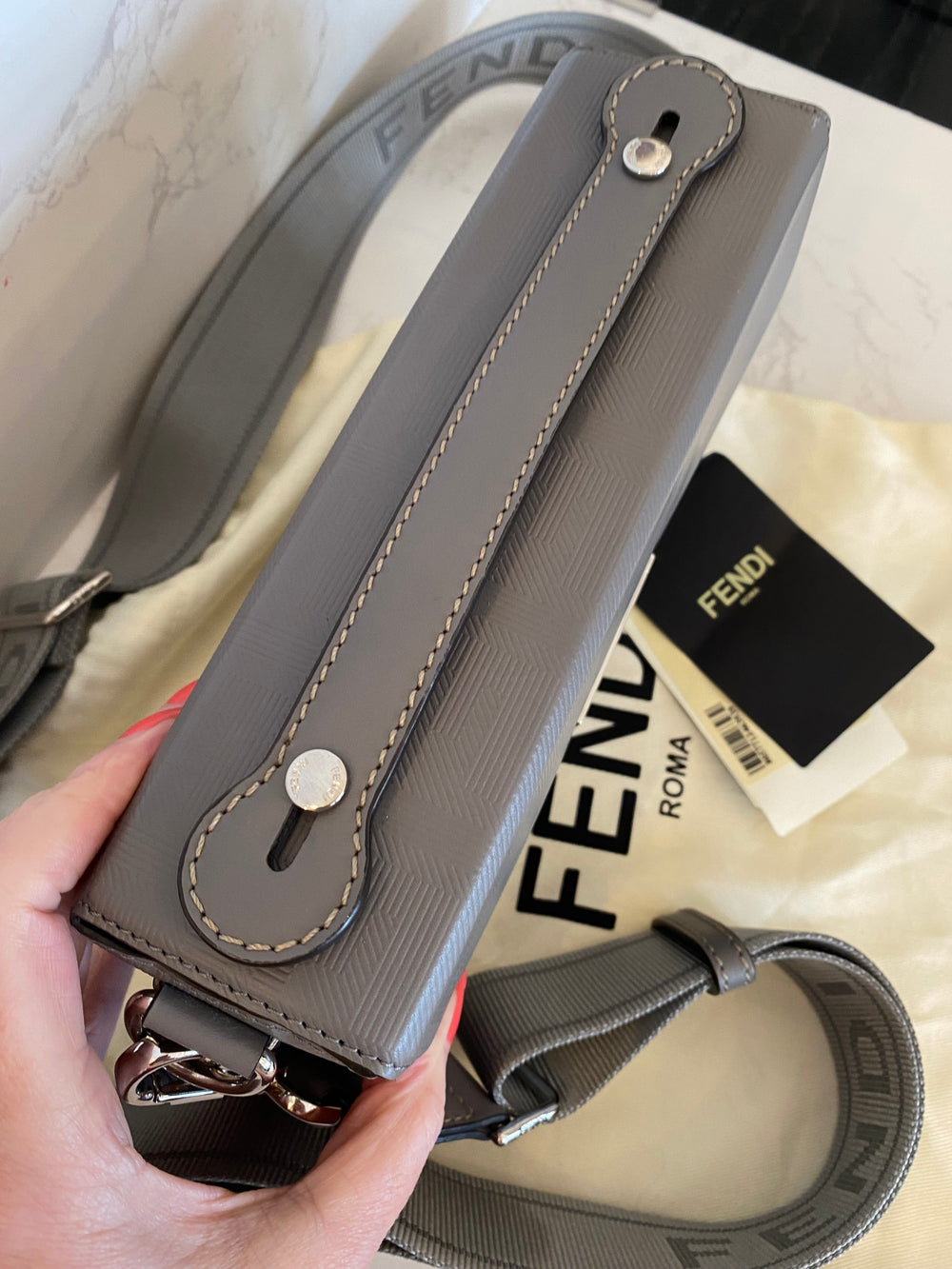 Pre Loved Fendi Baguette Soft Trunk Bag Unisex (as new)
