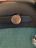 Hermes Herbag Zip 31 in Blue Saphir, Menthe and Criss Viking Toile With Hunter Leather