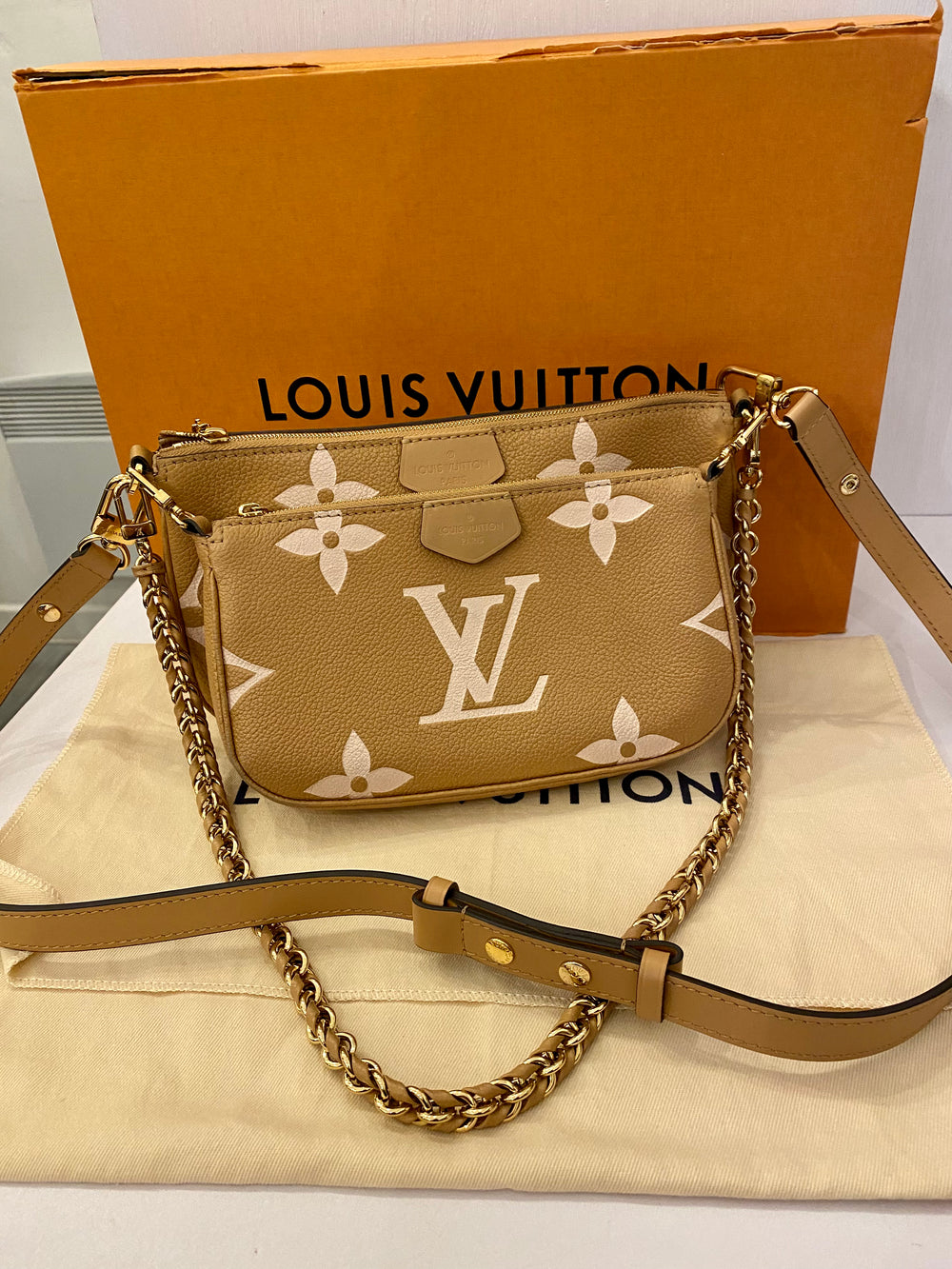 Louis Vuitton Multi Pochette Accessories in Arizona Beige Empriente Monogram