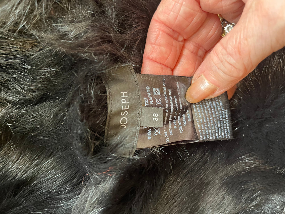 Pre Loved Joseph Reversible Toscana Shearling Coat UK 8-10