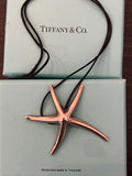 Pre Loved Tiffany & Co Elsa Peretti Silver Starfish Necklace