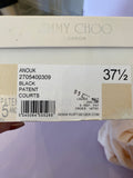 Pre Loved Jimmy Choo Anouk Black Patent Heels UK4.5 (excellent)