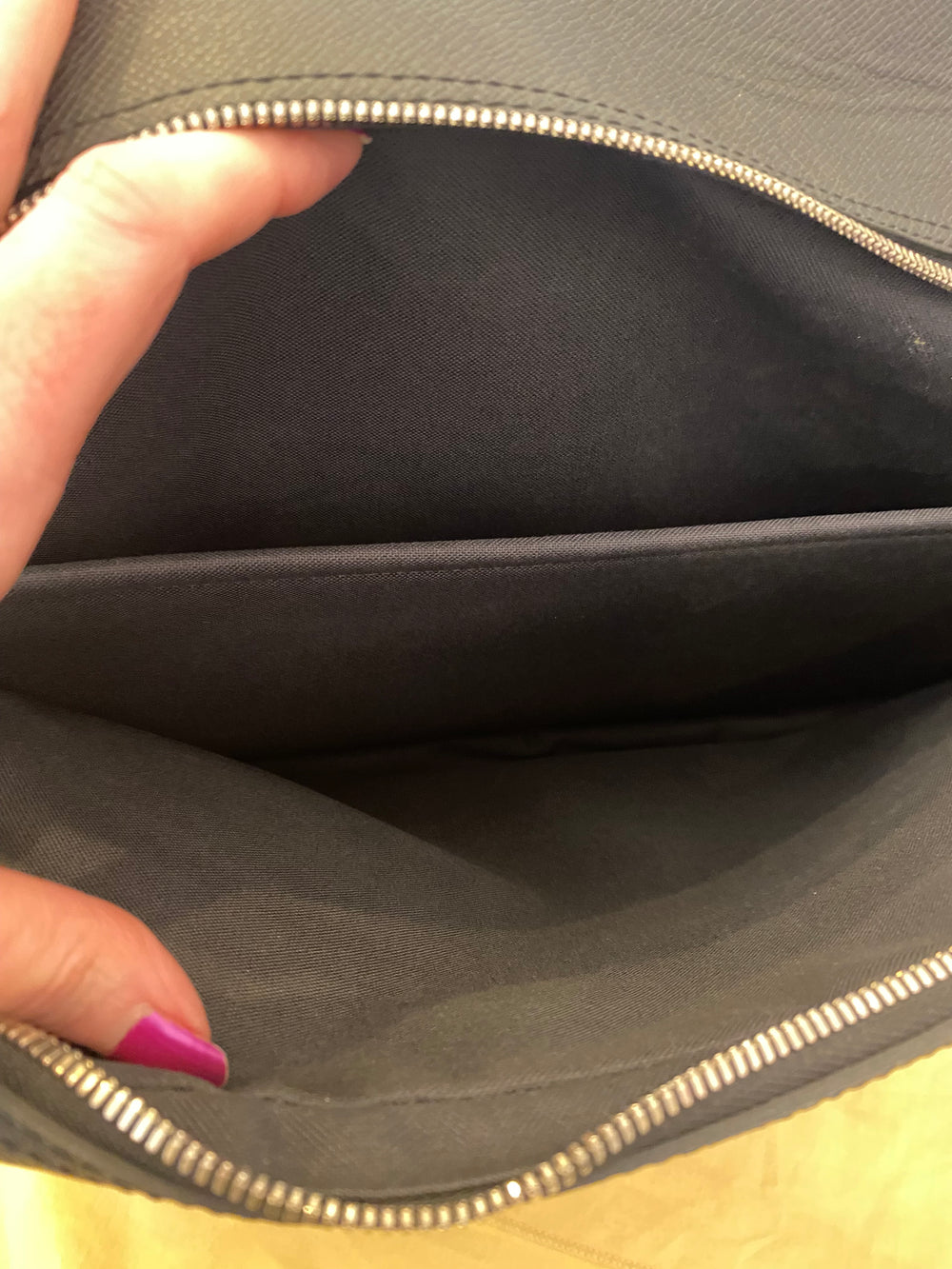 Pre Loved Vintage Louis Vuitton Black Epi Briefcase/Weekend Bag (excellent)