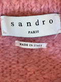 Pre-Loved Sandro Mohair Blend Knit Sweater Small