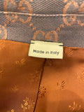 Gucci GG Jacquard Double Breasted Blazer in Pink and Grey Monogram IT 38 (UK 8)