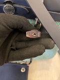 Hermes Herbag Zip 31 in Blue Saphir, Menthe and Criss Viking Toile With Hunter Leather