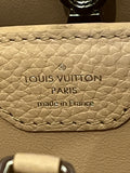 Louis Vuitton Capucines Bag in Red Tourillon Leather Silver Tone Hardware