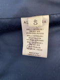 Altuzarra Teal Silk Quilted Pearl Jacket IT40 fits UK8-10