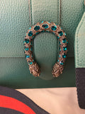 Pre Loved Gucci Green Leather Medium Dionysus Bamboo Top Handle (excellent)
