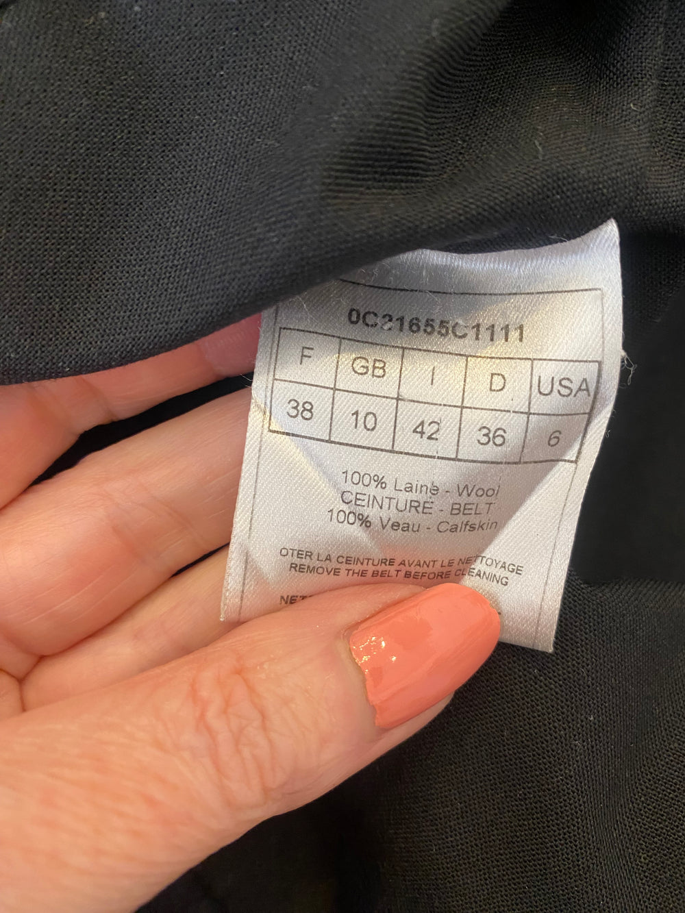Pre Loved Christian Dior Wool Houndstooth Dress FR 38 UK 8 (pristine)