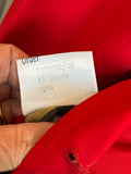 Pre Loved Burberry Red Trench Coat UK12