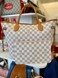 Louis Vuitton Damier Azure Neverfull MM with Pouch