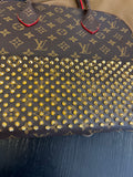 Pre Loved Collaboration Louis Vuitton Monogram & Christian Louboutin Studded Shopping Bag