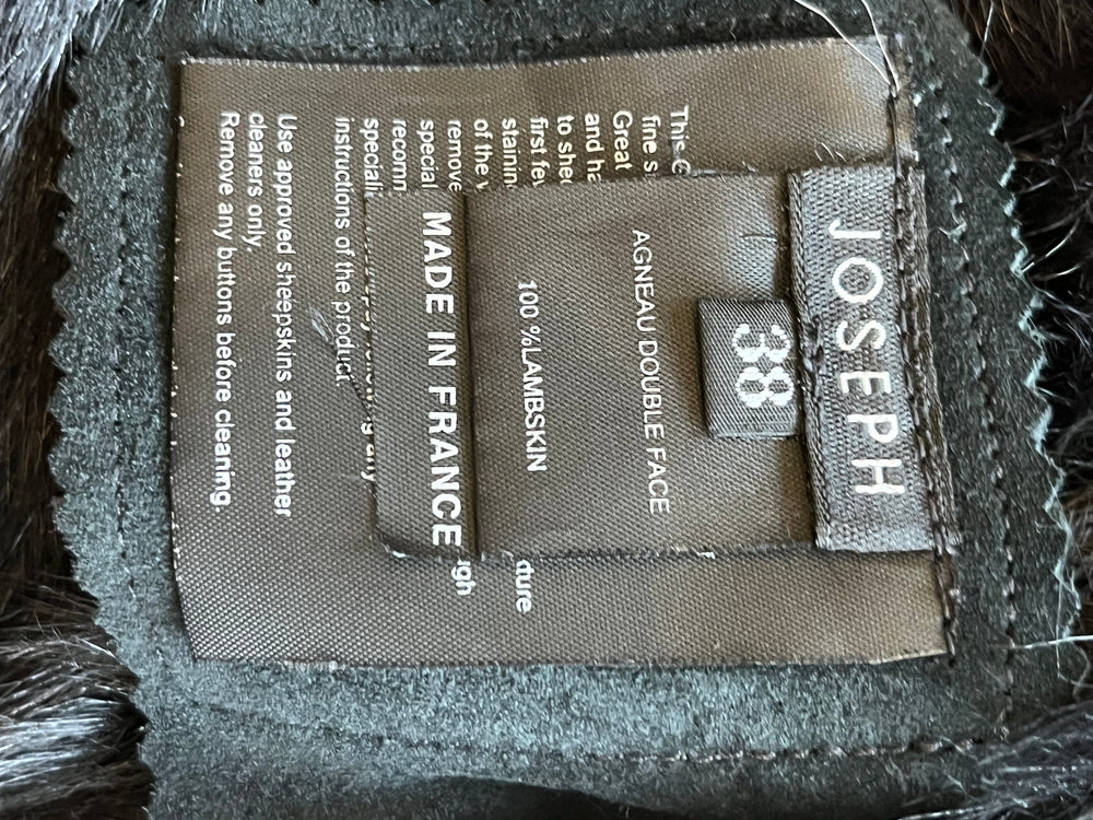 Pre Loved Joseph Toscana Shearling Gilet UK 8-10 (excellent)