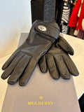 Mulberry Black Leather Gloves