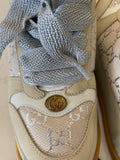 Pre Loved Gucci Screener GG Monogram Sneakers UK 5
