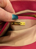 Pre Loved Miu Miu Pink Madras Two Way Bag