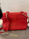 Pre Loved Mulberry Primrose in Poppy Red Calf Leather