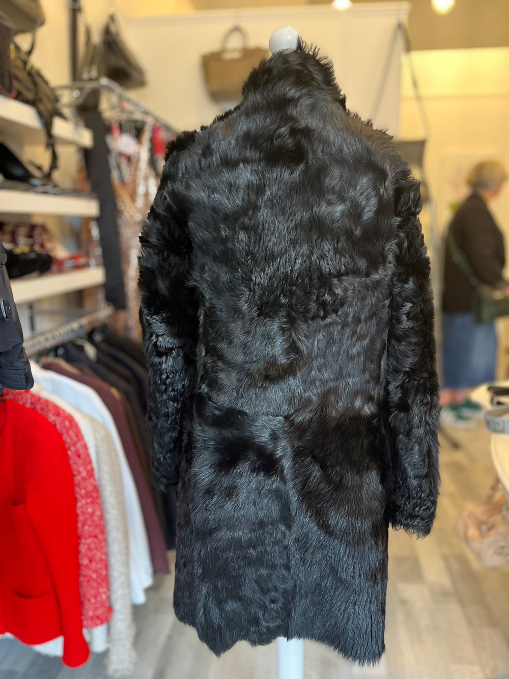 Pre Loved Joseph Reversible Toscana Shearling Coat UK 8-10