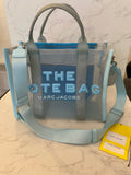 Pre Loved Marc Jacobs The Tote Bag Mesh Aqua Blue