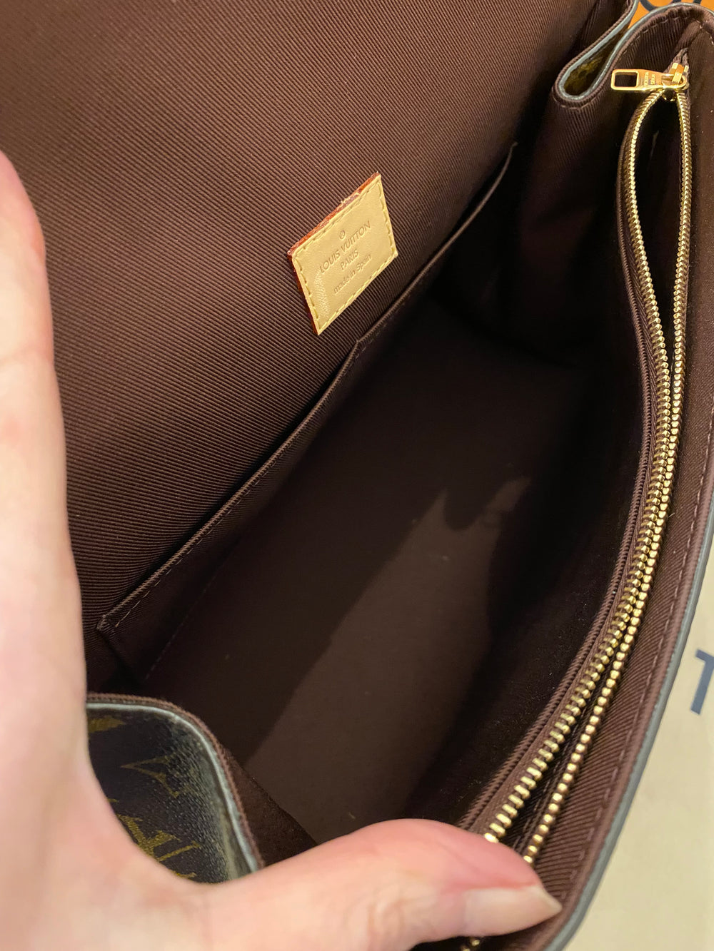 Pre Loved Louis Vuitton Cluny MM Monogram Handbag (pristine) **reserved**