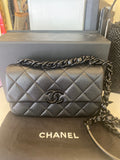 Preloved Chanel So Black My Everything Bag in Caviar Leather (excellent)
