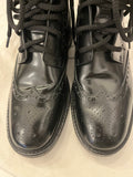 Pre Loved Christian Dior Brogue Boots in Black UK 5
