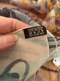 Hermes Sheer Brides Rebelles Mousseline Silk Shawl 140cm