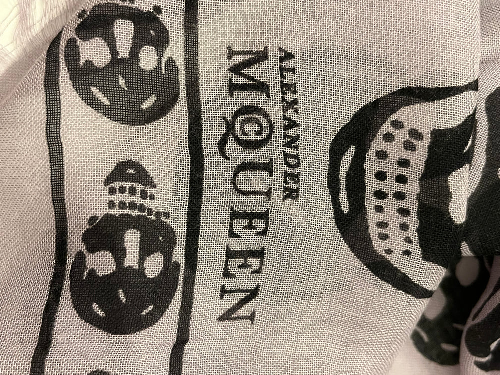 Pre Loved Alexander McQueen Skull Scarf