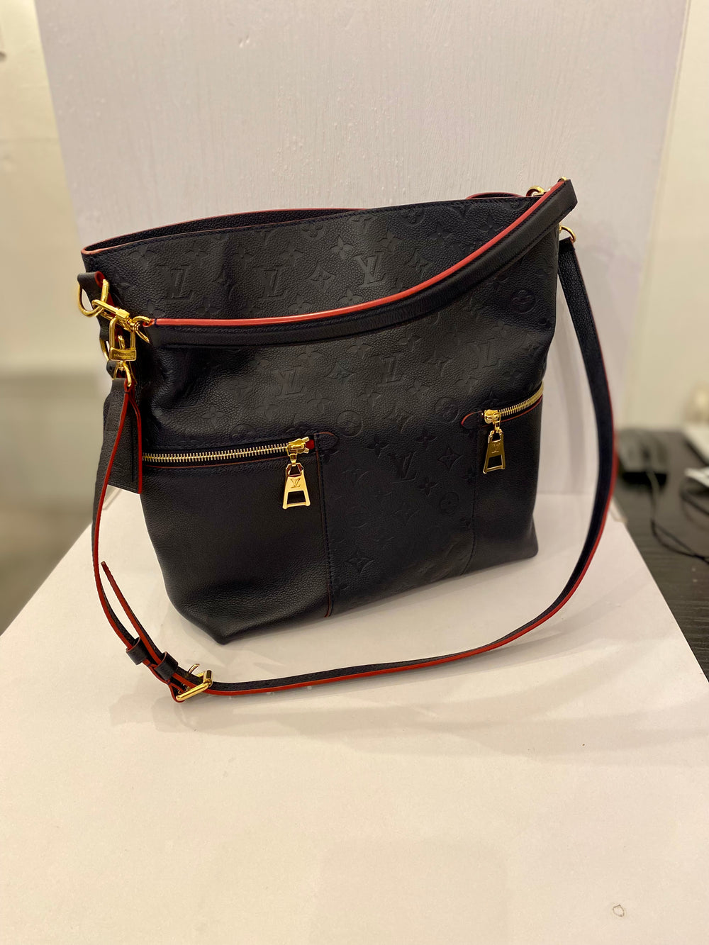 Pre Loved Louis Vuitton Marine & Rouge Melie Shoulder Bag