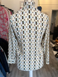 Pre Loved Gucci Magnolia Silk Blouse uk10 New **reserved**