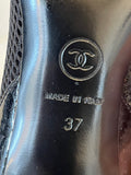 Chanel Patent & Mesh Shoes UK 4