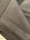 Pre Loved Chanel Wool Blend Collarless Lion Button Navy/Black Coat (excellent)