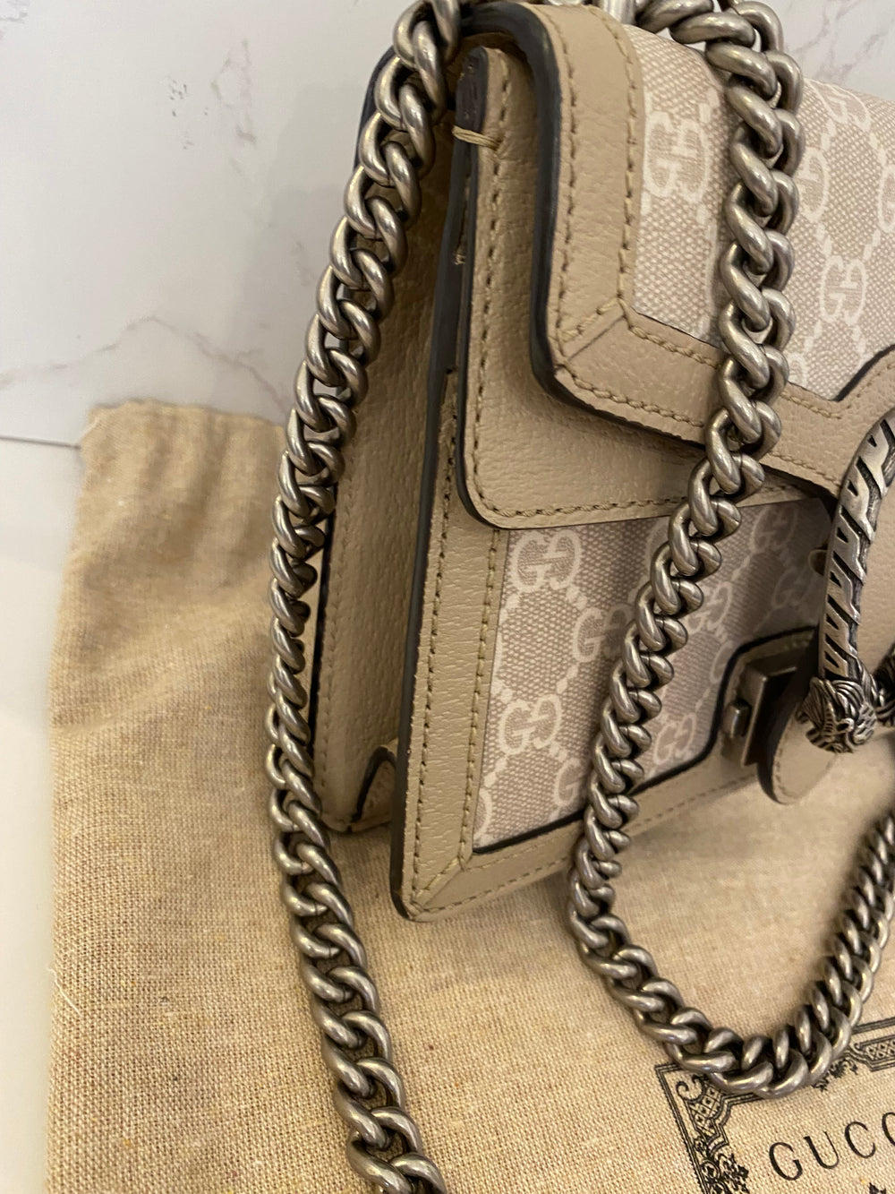 Pre Loved Gucci Dionysus GG Supreme Small Handbag (excellent) REDUCED