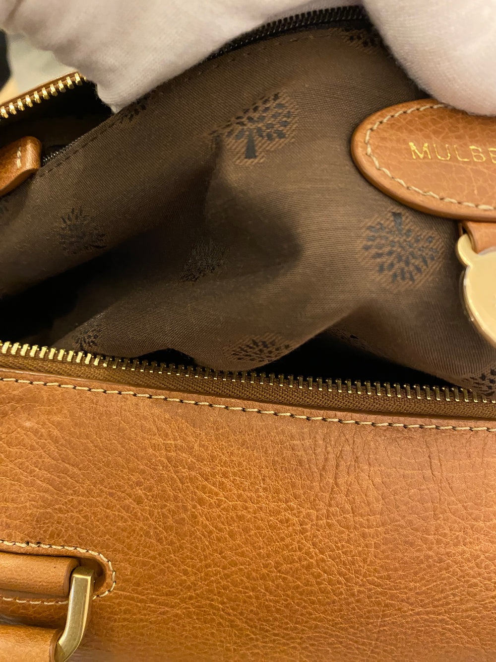 Pre Loved Mulberry Del Rey in Vegetable Tan Deer Brown Leather (New)