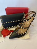 Pre loved Valentino Garavani Black Rockstud Heels uk6