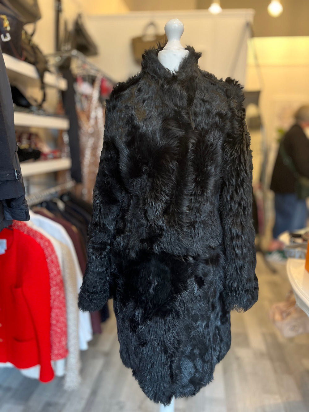 Pre Loved Joseph Reversible Toscana Shearling Coat UK 8-10