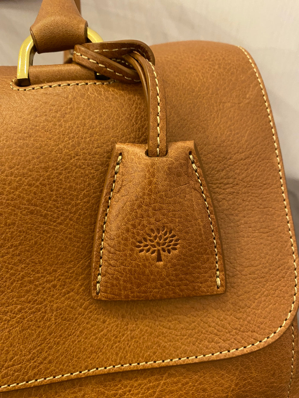 Pre Loved Mulberry Del Rey in Vegetable Tan Deer Brown Leather (New)