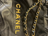 Pre Loved Chanel 22 in Black Shiny Calf Leather (new)