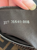Pre Loved Fendi Zucca Shoulder Bag in Brown