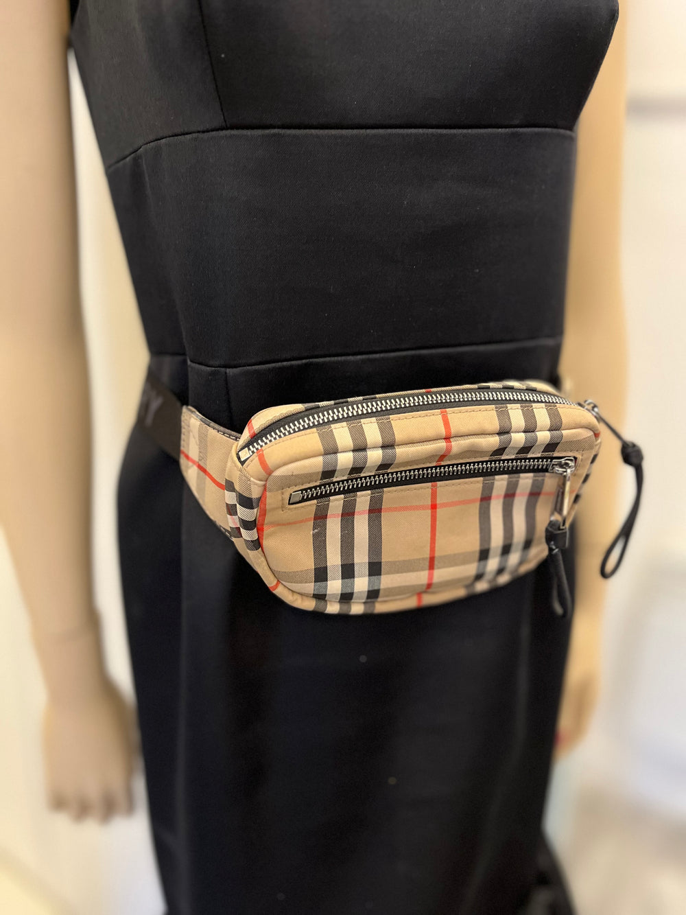 Pre Loved Burberry Nova Check Bum/Crossbody Bag