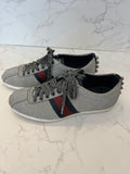 Pre Loved Gucci Silver Glitter Bambi Low Top Sneakers - Size 5