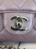 Chanel Classic Mini Quilted Flap Handbag in Lilac