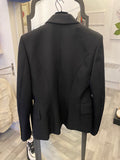 Pre Loved Balmain Black Wool Jacket Size 40 Fits UK 10/12