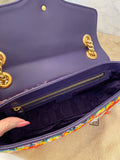 Pre Loved Gucci Marmont Flap Tweed Shoulder/Crossbody (excellent)