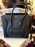 Pre Loved Celine Black Leather Luggage Bag (excellent) **reserved**