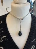 Georg Jensen Silver Vivianna Torun Dew Drop Necklace