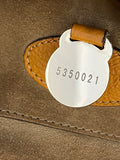 Pre Loved Mulberry Bayswater in Ochre Crackled Patent Leather
